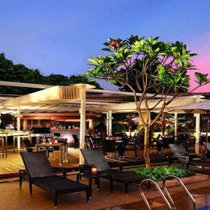 Park Hotel Clarke Quay Luxury Singapore Holiday Packages Cocobolo Poolside Bar Exterior At Night