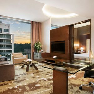 Park Hotel Clarke Quay Luxury Singapore Holiday Packages Park Suite Living Room