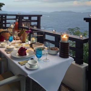dining - gaya island resort borneo - luxury borneo holiday packages