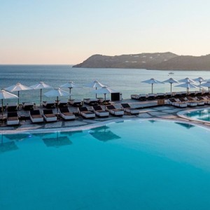pool – one bedroom - myconian avaton mykonos - luxury greece holiday packages