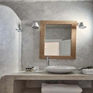 Cliff Side Suites Santorini - Luxury Greece holiday Packages - bathroom
