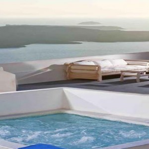 Cliff Side Suites Santorini - Luxury Greece holiday Packages - private pool