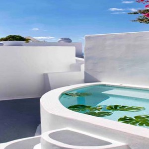 Cliff Side Suites Santorini - Luxury Greece holiday Packages - suite pool