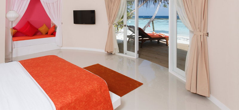 Jacuzzi Deluxe Beach Villa 2 - Luxury Maldives holiday Packages - aerial view