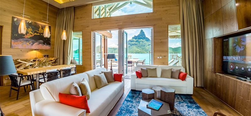 luxury bora bora holiday packages - intercontinental bora bora resort and thalasso spa - brando suite