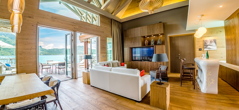 luxury bora bora holiday packages - intercontinental bora bora resort and thalasso spa - brando suite