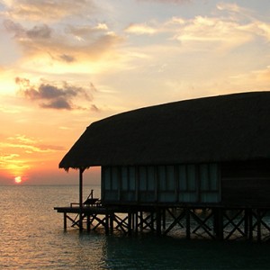 COMO Cocoa Island Luxury Maldives Honeymoon Packages One Bedroom Villa At Sunset