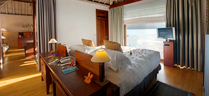 luxury bora bora holiday packages - intercontinental bora bora resort and thalasso spa - diamond otemanu overwater villa