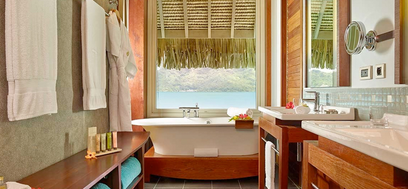 luxury bora bora holiday packages - intercontinental bora bora resort and thalasso spa - diamond otemanu overwater villa