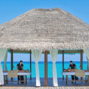 Kuramathi Maldives Luxury Luxury Maldives Holiday Packages Couple Spa Massage Over The Lagoon