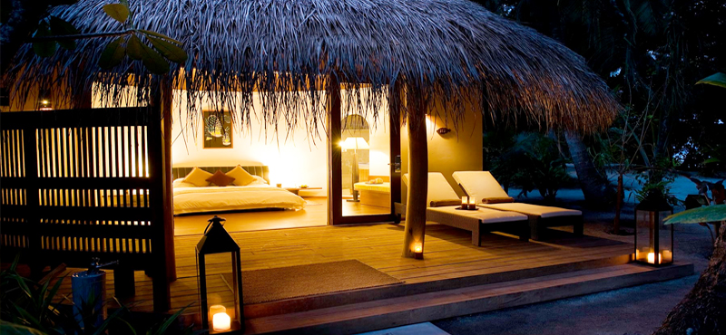Kuramathi Maldives Luxury Maldives Holiday Packages Superior Beach Villa With Jacuzzi Exterior