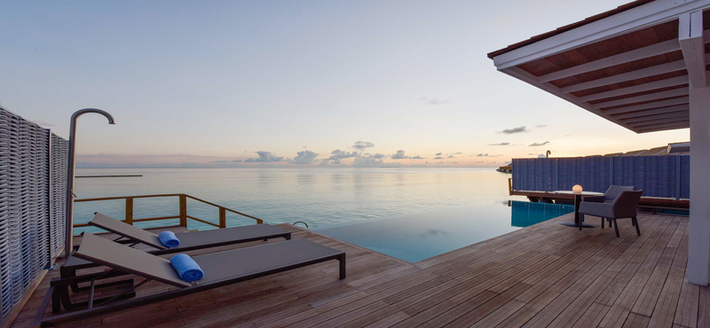 Kuramathi Maldives Luxury Maldives Holiday Packages Thundi Water Villa With Pool Pool View