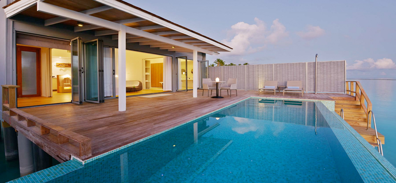 Kuramathi Maldives Luxury Maldives Holiday Packages Water Villa With Pool Exterior