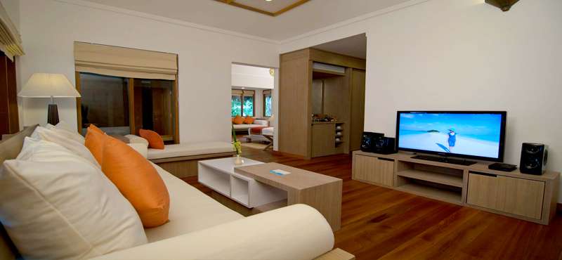 Kuramathi Maldives Luxury Maldives Holiday Packages Holiday Pool Villa Living Room