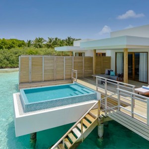 luxury maldives holiday packages - dhigali maldives - lagoon villa with pool