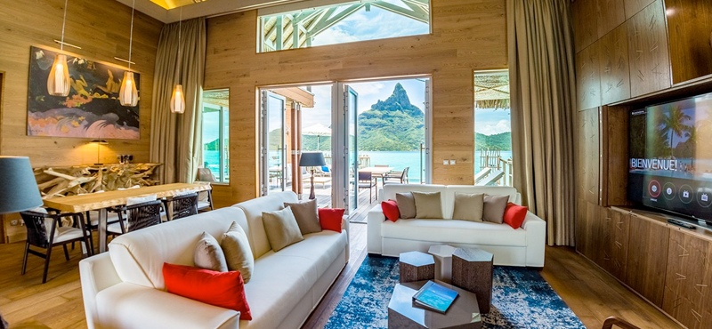 luxury bora bora holiday packages - intercontinental bora bora resort and thalasso spa - brando suite