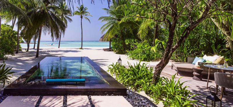 Luxury Holiday Maldives Packages One And Only Reethi Rah Maldives Beach Villa With Pool 2