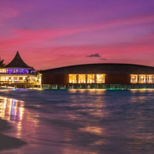 Luxury Maldives Holiday Packages Kuramathi Island Resort Maldives Beach At Night