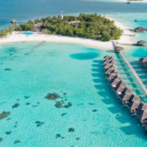 Luxury Maldives Holidays Maafushivaru Aerial View2