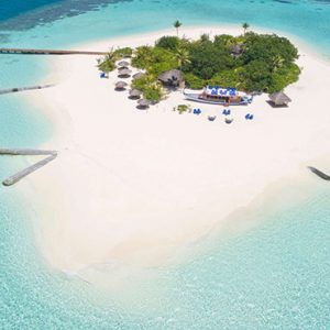 Luxury Maldives Holidays Maafushivaru Aerial View3