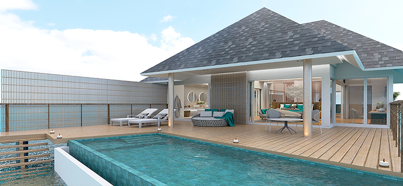 Luxury Maldives Holidays Maafushivaru Water Pool Villa