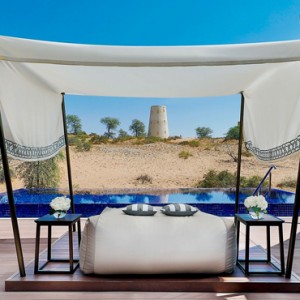 Luxury Ras Al Khaima Ritz Carlton Ras Al Khamaih Al Wadi Al Sahari Tented Pool Villa 5