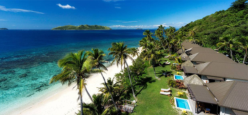 Luxury Fiji Holiday Packages - Matamanoa Island Resort Fiji - beach front villa