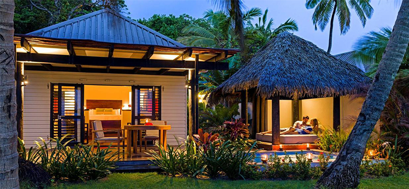Luxury Fiji Holiday Packages - Matamanoa Island Resort Fiji - beach front villa