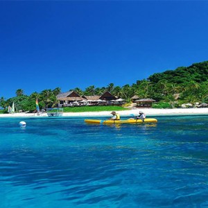 luxury fiji holiday packages - Matamanoa Island Resort - kayaking