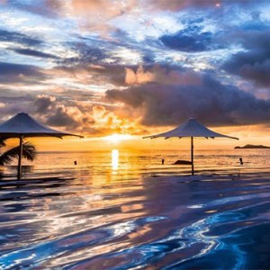 luxury fiji holiday packages - Matamanoa Island Resort - sunrise