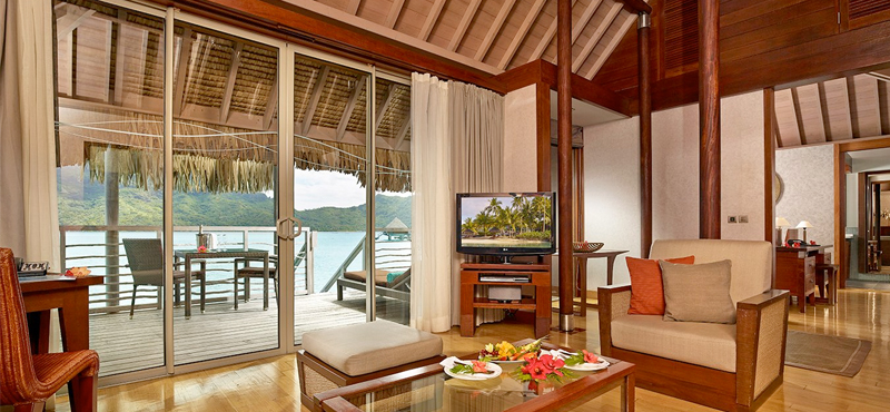 luxury bora bora holiday packages - intercontinental bora bora resort and thalasso spa - pool premium overwater villa