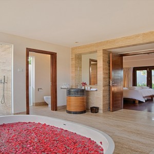 Pullman Danang Beach Resort Luxury Vietnam Honeymoon Packages One Bedroom Cottage Bathroom