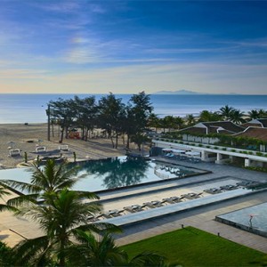 luxury vietnam holiday packages - pullman danang vietnam - aerial