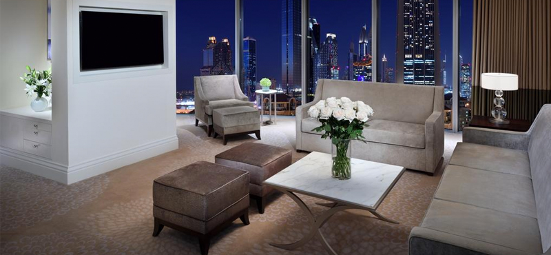 Luxury Dubai Holiday Packages The Address Boulevard Dubai Executive Downtown Suite 2