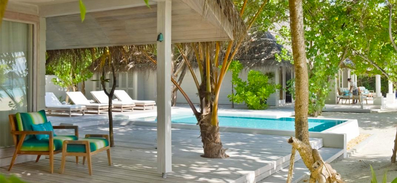 Luxury Maldives holiday packages - Kanuhura Maldives -family beach pool villa