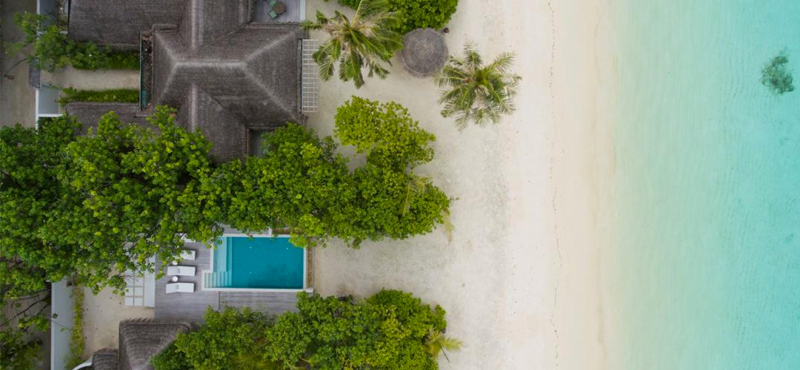 Luxury Maldives holiday packages - Kanuhura Maldives -family beach pool villa