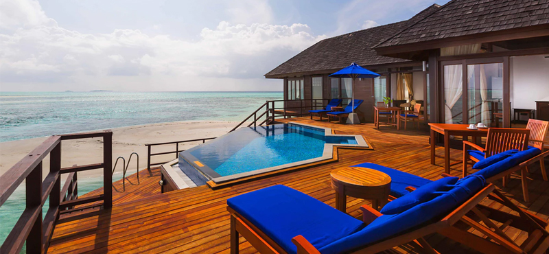Luxury Maldives Holiday Packages Olhuveli Beach And Spa Resort Maldives Prestige Jacuzzi Water Villa 4