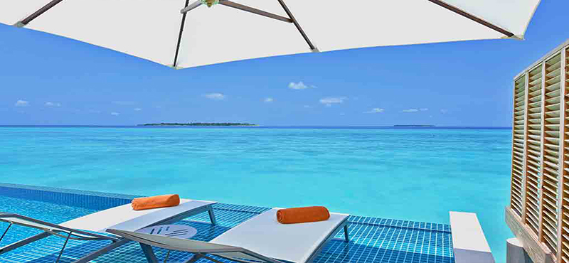 Luxury Maldives holiday packages - Faarufushi Maldives - ocean suite with pool