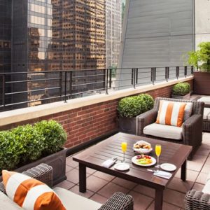 Luxury New York Holiday Packages Omni Berkshire Place Rooftop Lounge