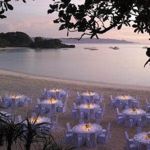 Luxury Philippine Holiday Packages Shangri Las Boracay Bar Resort And Spa Wedding