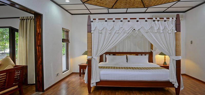 Bandos Maldives Luxury Maldives holiday Packages Deluxe Room Bedroom