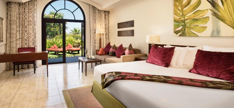 Luxury Dubai Holiday Packages JA Palm Tree Court Dubai Garden Terrace Junior Suite 3