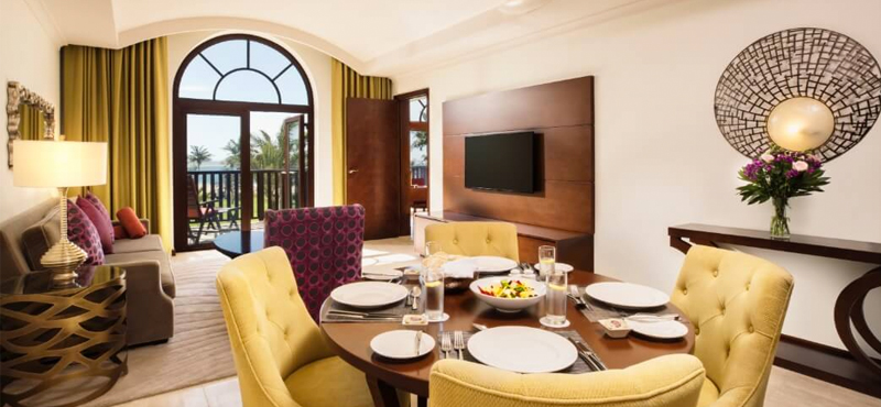 Luxury Dubai Holiday Packages JA Palm Tree Court Dubai Sea View One Bedroom Suite 3