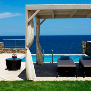 Luxury Greece Holiday Packages Royal Blue Resort Crete Luxury Room Sea Front With Private Pool