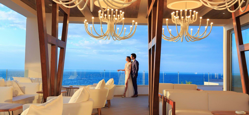 Luxury Greece Holiday Packages Royal Blue Resort Crete Symposium Sunset Lounge Bar