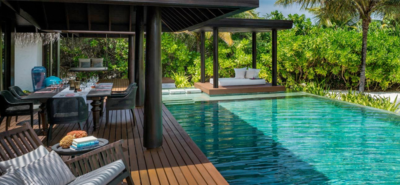 Luxury Maldives Holiday Packages Anantara Kihavah Maldives Four Bedroom Beach Pool Residence