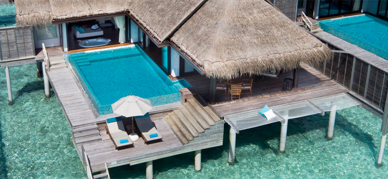 Luxury Maldives Holiday Packages Anantara Kihavah Maldives Sunset Overwater Pool Villa