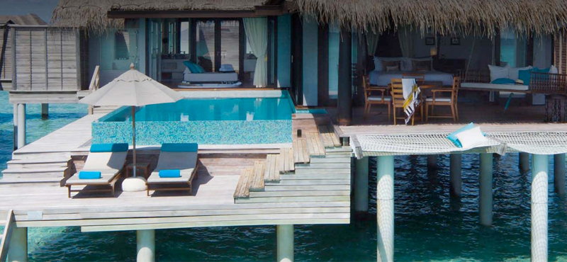 Luxury Maldives Holiday Packages Anantara Kihavah Maldives Sunset Overwater Pool Villa 2