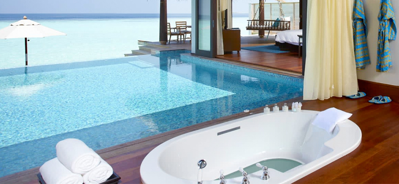 Luxury Maldives Holiday Packages Anantara Kihavah Maldives Sunset Overwater Pool Villa 4