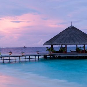 Luxury Maldives Holiday Packages Angsana Ihuru Island Resort Sunset